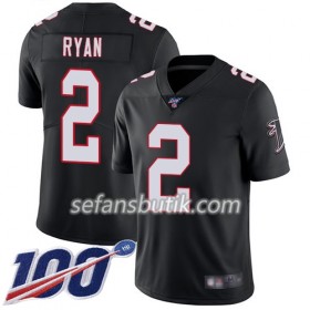 Atlanta Falcons Tröjor Matt Ryan 2 Nike Svart 100th - Herr